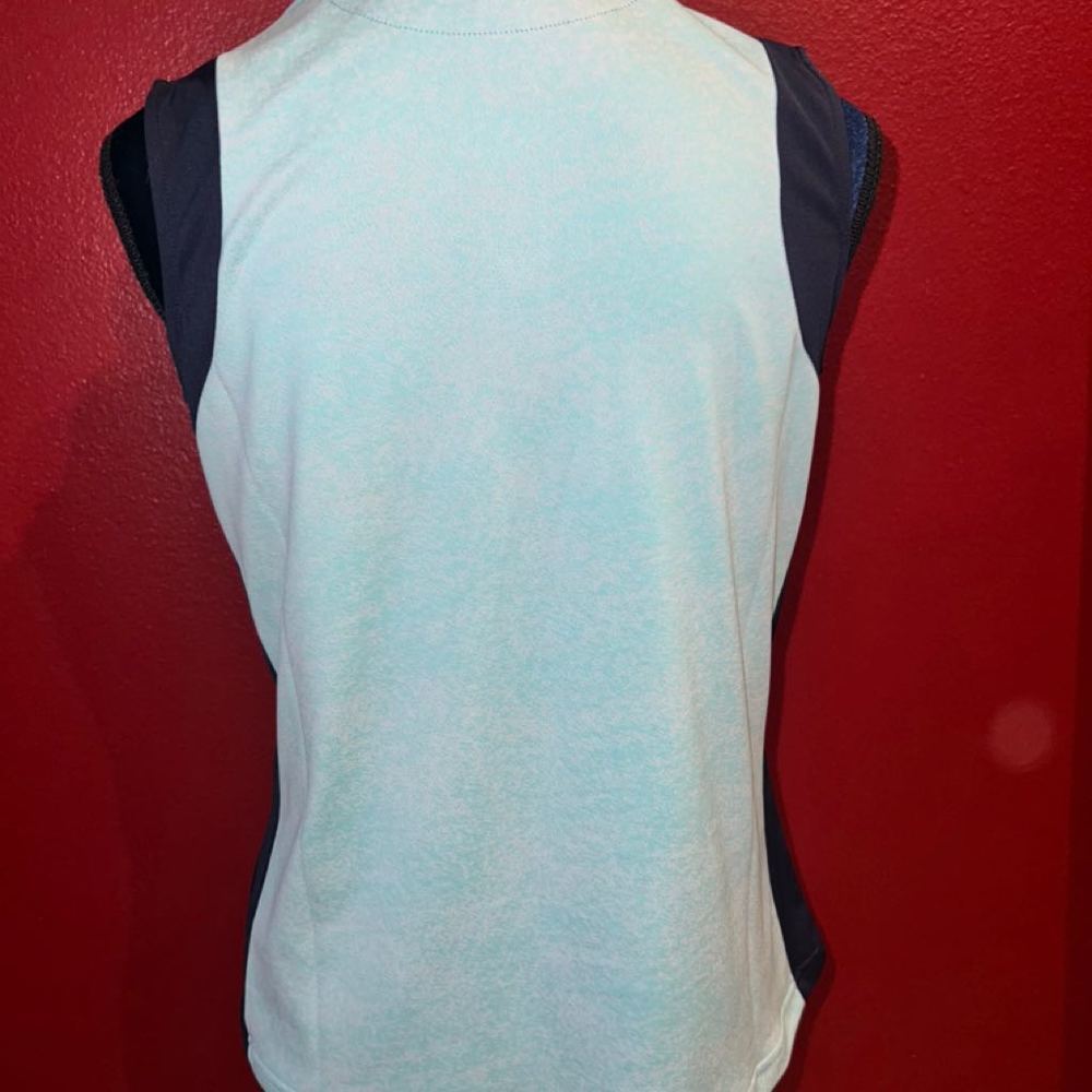 FJ Women's Sleeveless Polo Shirt in Navy - New with Tags size small - Picture 9 of 10